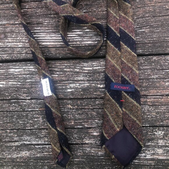 Rooster Rich's Store for Men Wool Necktie Tie - Picture 5 of 7
